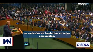 Delegación del régimen cubano  abandona la sala de la ONU durante el discurso de Trump sobre  Cuba .