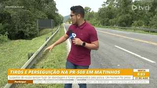 SHOOTOUT AND POLICE CHASE ON PR-508 IN MATINHOS