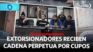 Extortionists sentenced to life in prison for protection racket | Domingo al Día | Peru