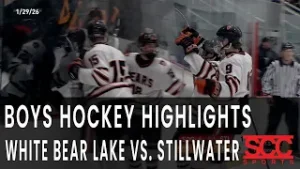 Highlights - HS Boys Hockey #18 AA White Bear Lake vs. #11 AA Stillwater - January 29, 2026