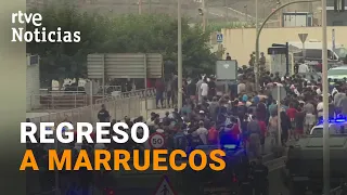 Ceuta stabilizes the border: 48,300 migrants return to Morocco | RTVE News