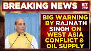 Rajnath Singh On West Asia Conflict | Disruptions In This Region Directly Hit Oil & Gas Supply
