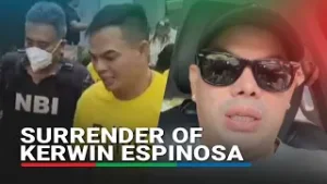 Kerwin Espinosa, other co-accused in murder case surrender to NBI | ABS-CBN News