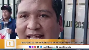 Trabajadores del IREN Centro protestan por presupuesto