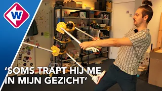 Robot Robin is een volleerd circusartiest