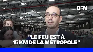 Gironde Wildfire: "No evacuation of Bordeaux on the agenda," affirms Thomas Cazenave