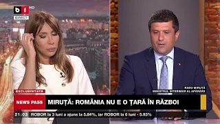 Miruță: „Procurorul de caz a confirmat că drona de vineri e de proveniență rusească. Știri B1TV_