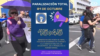 Education strike in protest of teacher layoffs: at least 19 dismissals
