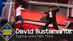La demostración de esgrima de David Bustamante a Pablo Motos - El Hormiguero