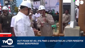 18 FEBRUARI 2026 HUT PDAM KE-40, IPA PMD 1 KAPASITAS 20 LITER PERDETIK RESMI BEROPERASI