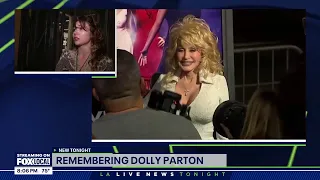 Fans gather at Dolly Parton's star on WOF