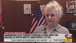 Harrisburg releases 'anonymous' letter which led to Communications Director's departure