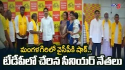 Unexpected Big Shock to YCP.. Massive Joinings in TDP in Mangalagiri | TV5