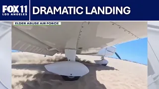 Small plane makes emergency landing on Huntington Beach
