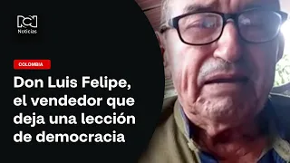 Don Luis Felipe, the panela vendor who teaches a lesson in democracy in Florencia, Caquetá