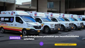 Operadores de ambulancias de la Línea 123 en Bogotá entran en paro | Salud