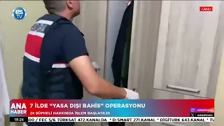 Illegal gambling operation in 7 provinces!