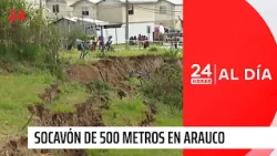 500-Meter Sinkhole Affects Homes in Arauco
