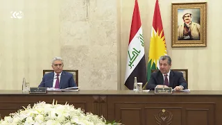 بە سەرپەرشتی مەسرور بارزانی ئەنجوومەنی وەزیران کۆبووەوە