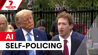 Trump's AI accord leaves tech giants to police themselves | 7NEWS