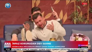 İnfaz korumadan dev sahne