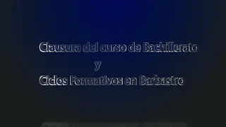 Graduación de Bachillerato y ciclos formativos  Junio 2026