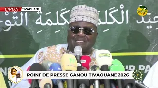 Point de Presse Tivaoune 2026 - Le  Message du Khalife Géneral SR BABACAR SY MANSOUR