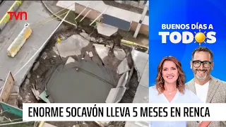 Insólito: socavón en Renca lleva cinco meses sin solución | Buenos días a todos