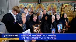 Parastas pentru etnicii români căzuți în războiul din Ucraina, oficiat la Mănăstirea Putna