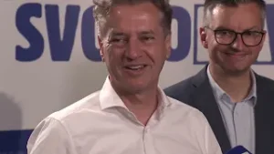 Vzdušje v štabu Svobode po volitvah