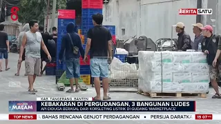 Kebakaran Tiga Gudang di Kawasan Pergudangan Sentra Kosambi Tangerang #beritasatu