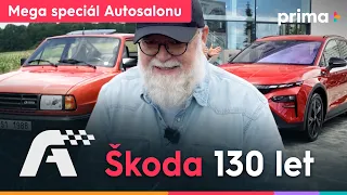 Speciál Škoda 130 let: Elektrický Favorit, legendární Rapid, Octavie i Fabie RS Rally | Autosalon.tv