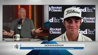 Steph Curry said WHAT to Jackson Koivun after his 3M Open victory | The Rich Eisen Show