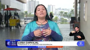 Luisa Carvajal participa en #PerfilesDeLaDemocracia en Telecafé Noticias