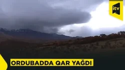 Ordubadın yüksək dağlıq ərazilərinə qar yağdı