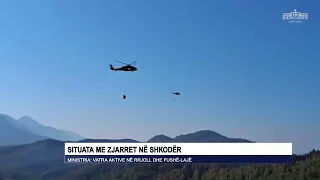Situata me zjarret në Shkodër