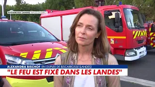 Hélène Larrazet : «Même s'il est fixé, le feu reste une menace»
