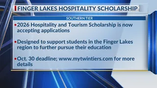 Finger Lakes hospitality scholarship application now open