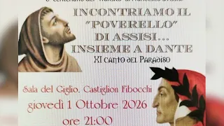 "Incontriamo il poverello di Assisi, insieme a Dante". L'iniziativa il 1° ottobre