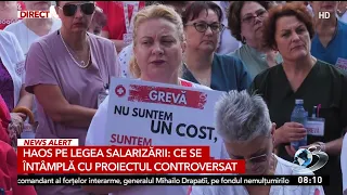 Haos pe legea salarizării: ce se întâmplă cu proiectul controversat