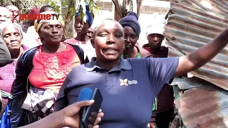 Olkalou residents protest to shut down a club selling illicit alcohol
