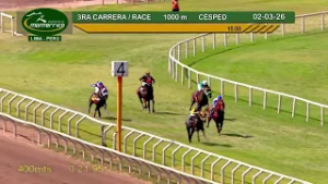 Hipódromo Monterrico - 3ra Carrera 02 Marzo 26