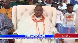 Special Intercessory Prayer Service Held In Honour Of Sir (Chief) Dr. G.O. Igbinedion
