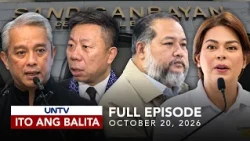 UNTV: Ito Ang Balita | October 20, 2026