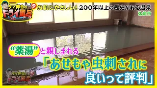 【#タマ伸也のドライ風呂】「あせもや虫刺されに良いって評判」“薬湯”として親しまれる　岩木山麓に佇む一軒宿の湯治場 「三本柳温泉」 [青森の温泉 Aomori ONSEN]