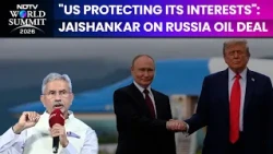 "US Is Protecting Its Interests": Jaishankar On Trump's Russia Oil Deal At NDTV World Summit