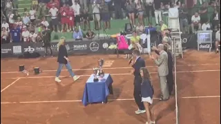 Aon Challenger, boos for Silvia Salis at the award ceremony. The tournament goes to Seyboth Wild