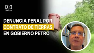 Germán Calderón announces criminal complaint over unexecuted land contract between the ANT and th...