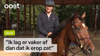 Jordy Wilken had to break in his first horse himself | RTV Oost