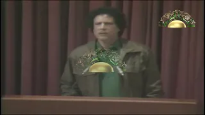 العقيد معمر القذافي : يجب تدمير الأنظمة العنصرية و تحرير فلسطين